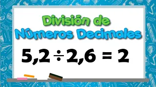 🚀DIVISIÓN DE NÚMEROS DECIMALES | ¿Cómo dividir números decimales?|SÚPER FÁCIL