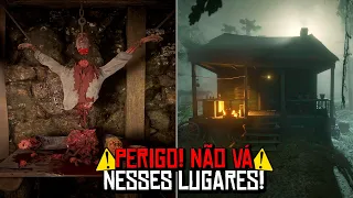 5 LUGARES ASSUSTADORES QUE VOCÊ NÃO DEVE IR - Red Dead Redemption 2