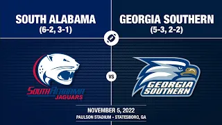 2022 Week 10 - South Alabama at Georgia Southern