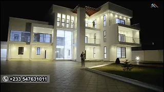 See $1.2Million 8Bedroom Mansion with an Elevator at East Legon | House Tour 64
