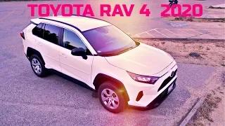 TOYOTA  RAV4  LE 2020.  Самая дешевая комплектация. Хафмун бэй и озеро Вискитаун