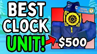 The LARGE CLOCKMAN Has STRONGEST *SECRET* Ability! (Toilet Tower Defense)