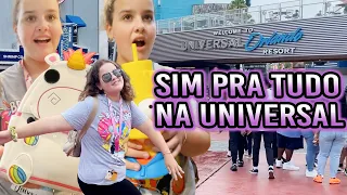 MINHA MÃE DISSE SIM PRA NOS PARQUES DA UNIVERSAL STUDIOS