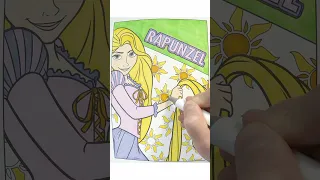 Princess Rapunzel 🖌️| Ohuhu Markers | Coloring for Kids #coloringpages #coloring #rapunzel  #disney