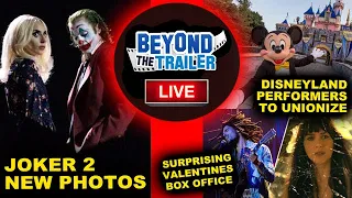 Joker 2 NEW PHOTOS, Valentines Day 2024 Box Office Bob Marley & Madame Web, Disneyland Unionize