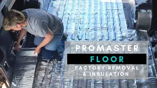 Promaster Conversion: Floor Insulation | Solo Female Van Life Build | S1 Ep. 7