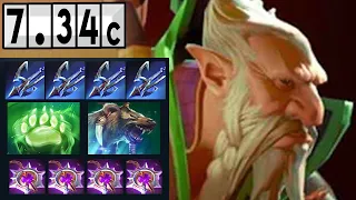 Lone Druid - 33 KILLS!! [Full Match Gameplay Dota 2] 7.34c