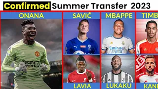 🚨 ALL CONFIRMED TRANSFER SUMMER 2023,ONANA TO UNITED 🔥,MBAPPE TO MADRID, MOUNT TO UNITED, KANE TO BA