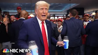 ‘What the hell is a Blizzard’: Trump visits Iowa Dairy Queen during campaign stop