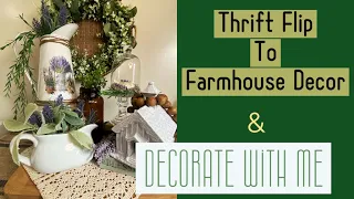 Beautiful Farmhouse DIY Decor | How To Build A Vignette | Budget Friendly