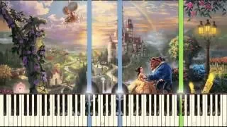 Beauty and the Beast (Piano Only) Tutorial Prologue/Trailer Music