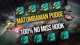 WTF 100% No Miss Hook By Matumbaman Pudge [Game 1] | Cooman 6k5HP Pudge Super Raid Boss [Game 2]