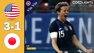 USA vs Japan 3-1 All Goals & Highlights | 2020 SheBelieves Cup