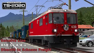 Train Simulator 2020 - Surselva Line - RhB Ge 4/4 ii - Disentis to Schnaus Freight