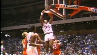 Charles Barkley's First NBA Game Highlights