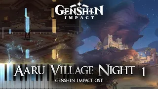 ｢Aaru Village Night 1｣ - Genshin Impact OST Piano Cover [Sheet Music]