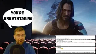 Реакция на Cyberpunk 2077 - Official Cinematic Trailer ft. Keanu Reeves (лучший момент E3 2019)