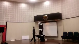 Mime art performance on failure to success