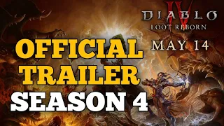 Diablo 4 Season 4 Official Trailer [REVIEW] - Loot Reborn