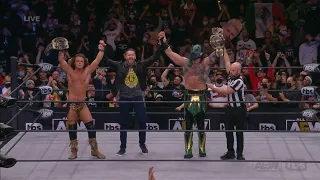 Jungle Boy & Luchasaurus wins the AEW Tag Team Championships: AEW Dynamite, Jan. 5, 2022