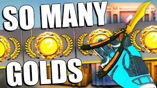 I Got A Ton of Golds... (2000 Gamma Case Opening) | TDM_Heyzeus