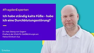 Kalte Füße - Anzeichen einer Durchblutungsstörung?