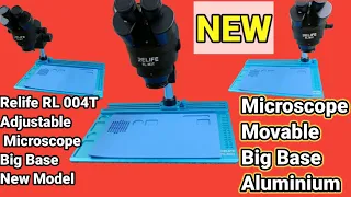 Relife RL 004T Microscope Big Base || Microscope Movable Big Base Telugu #mkmobiletech #Vijayawada