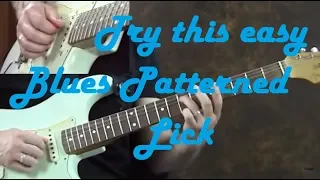 Try This Easy Blues Patterned Lick (in Groups of 3 Notes) | GuitarZoom.com | Steve Stine