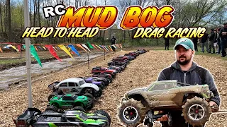 RC Drag Racing - Traxxas Dominates the Mud Bog