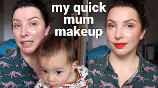 My 5-10min makeup routine with a toddler