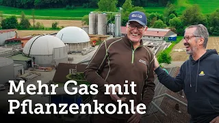 Biogasanlage | Mehr Biogas mit CharLine Güllekohle