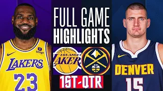 Los Angeles Lakers vs Denver Nuggets HIGHLIGHTS 1st -QTR HD | 2024 NBA season | 3/2/2024