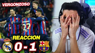 REACCIONES DE UN HINCHA al Real Madrid vs Barcelona 0-1 *ESTO ES VERGONZOSO*