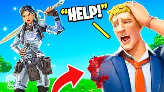 SCRAPKNIGHT JULES VOICE TROLLING! (Fortnite Challenge)