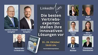 Das Vertriebskompendium stellt sich vor - LinkedIn Live Teil 3