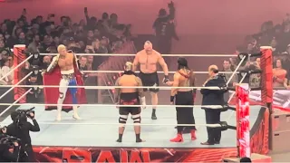 Roman Reigns & Solo Sikoa vs Cody Rhodes & Brock Lesnar - WWE Raw 4/3/23