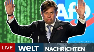 CHINA-SPIONAGE BEI DER AFD: Mitarbeiter von Maximilian Krah festgenommen! I WELT LIVESTREAM