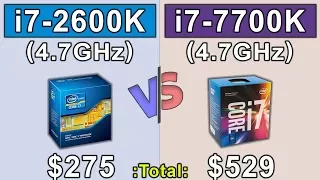 i7 2600K (4.7GHz) OC vs i7 7700K (4.7GHz) OC | RX Vega 56 | Which is a better for money...???