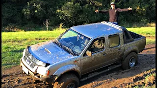 Probando la Terrano en el barro - 4x4