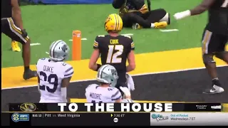 Brady Cook 26 Yard Touchdown Pass to Luther Burden | #15 Kansas St vs Missouri