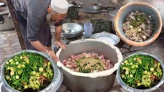 Peshawari Famous Mutton Rosh Recipe  200kg Giant Namkeen Mutton Prepared | Dumpukht Recipe