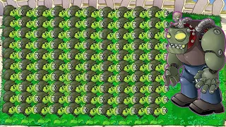 99 Gatling Pea vs Dr.zomboss  || plants vs zombies #plantsvszombies #plantsvszombieshack #gaming