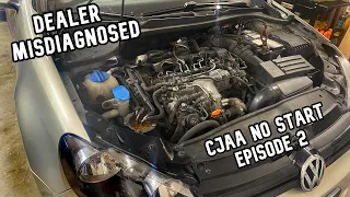 CJAA TDI No start / No Codes diagnostics Part 2