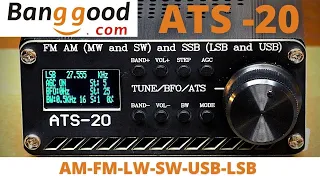 ATS-20 (Si4732) FM AM LW SSB ミニラジオ受信機。