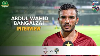 Abdul Wahid Bangalzai Interview | SP vs Balochistan | Match 13 | National T20 2021 | PCB | MH1N