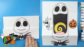 How to Draw Jack Skellington Surprise Fold