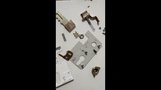 Cara merakit mortise lock part1