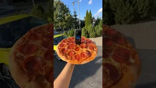 Satisfying Pizza Hack!! @insta360 #insta360