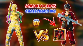 😱 SEASON 1 & KD : 15 PRO PLAYER CHALLENGED ME 🥵 SAMSUNG,J4,J5,J6,J7,A4,A5,A6,A7,A8,S4,S5,S6,S7,S8