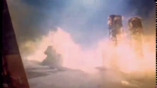 1969 Apollo 11 Saturn V launch in slow motion, Pad Camera 5 (ground level)